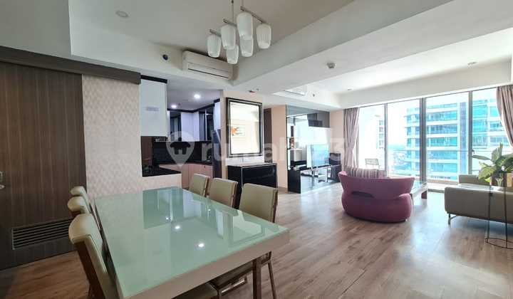 For Rent Apartment St Moritz Tower New Ambassador 3 BR Ready to Live In Furnished Puri Indah West Jakarta