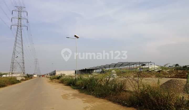 Dijual Kavling untuk Gudang Pabrik Lokasi Dekat Tol di Legok Tangerang Banten