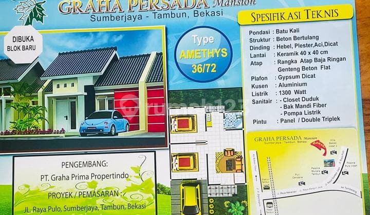 Dijual Rumah Inden Graha Persada Mansion Tambun Bekasi
