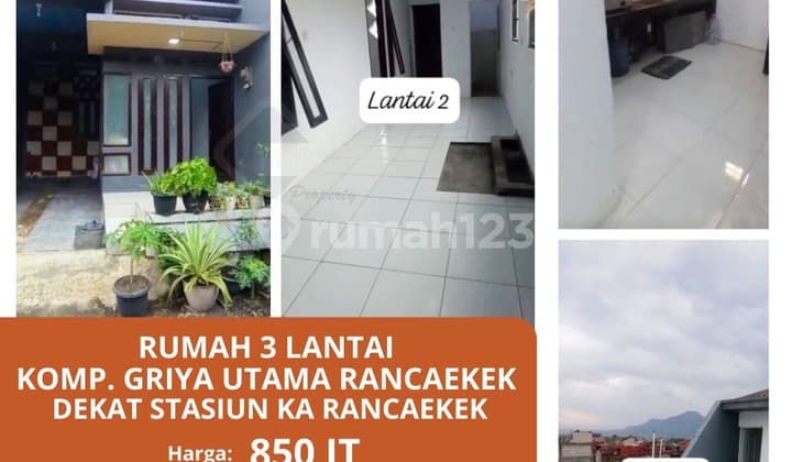 Rumah 3 Lt Rancaekek Dekat Stasiun Rancaekek Jarang Ada Murah
