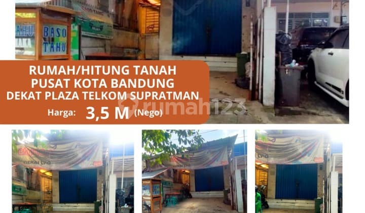Jual Cepat Rumah Lama Hitung Tanah Saja Lok Pusat Kota Bandung Jl.brigjen.katamso Jarang Ada Cck U/ Usaha/ Ruko/ Kantor Dkk