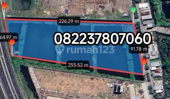 Lahan Tanah Bagus Belakang Bandara Juandaakses Tol Dekat