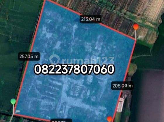 Industrial Land for Rent in Wonoayu Sidoarjo, area 48000, good condition, already filled.