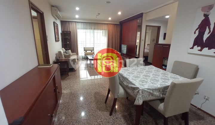 Sewa Apartemen Pavilion 2Br 115 M² - Unit Luas, 2 KM, Full Furnish!