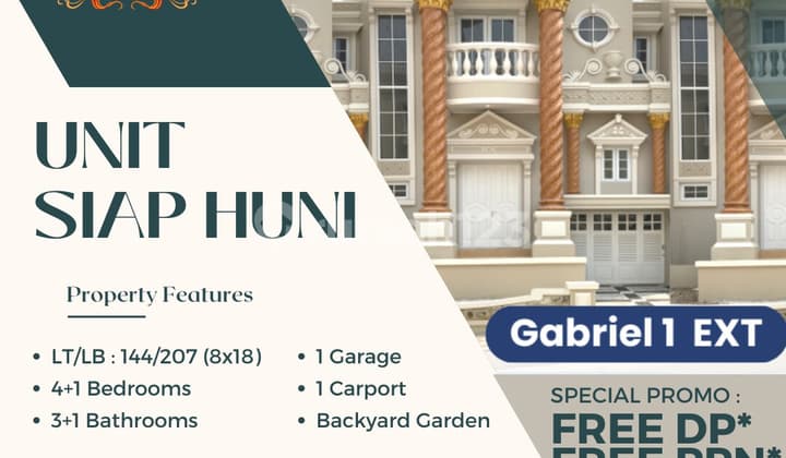 Di Jual Rumah Siap Huni Angel Residence Kalideres Jakarta Barat Type Gabriel 1 Extenxion