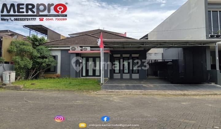 Rumah kondisi rapi dan furnished di perum Villa Tamara Samarinda