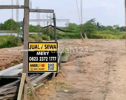 Tanah Siap Bangun Pinggir Jalan Besar Di Samarinda