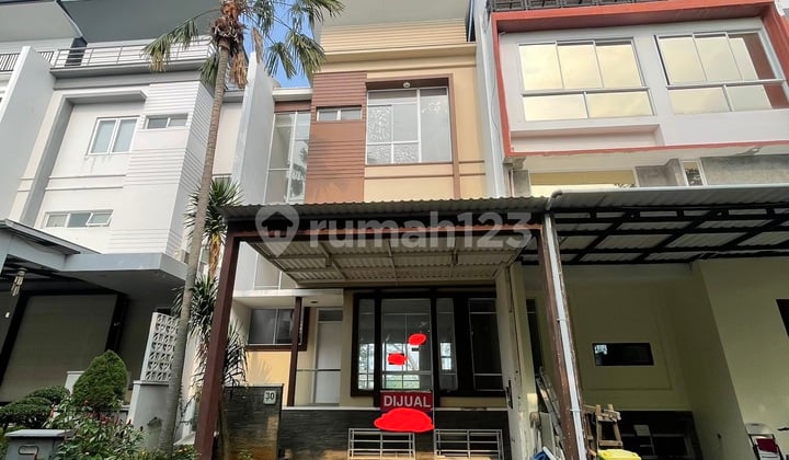Rumah Pik1 Crown Golf 8X15 Belakang View Golf,Dua Muka,Lift,Hadap Barat
