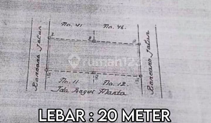 Bintaro Kavling Tanah Murah Dekat Smak Penabur Bintaro Jaya