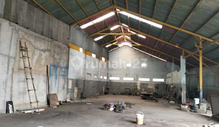 gudang ex bubut dan bengkel strategis di sayap rajawali