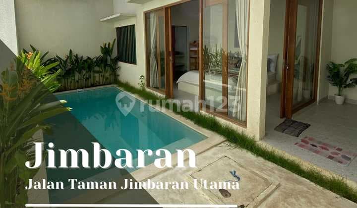 Villa Furnish Jimbaran Bangunan Baru 5 Menit Menuju Pantai