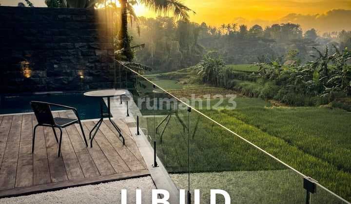 New Villa in Ubud with Expansive Rice Field Views