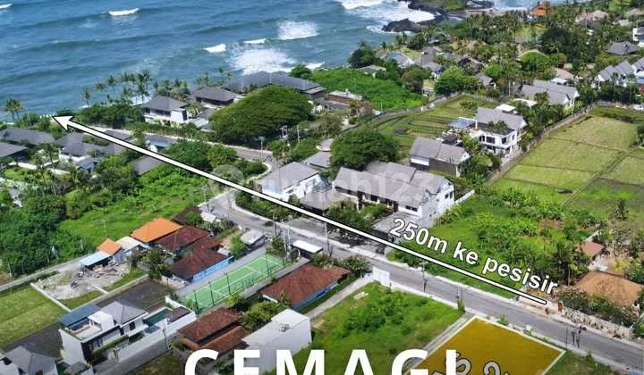 Cemagi Beach Land 250 Meters to the Beach Tourism Zone