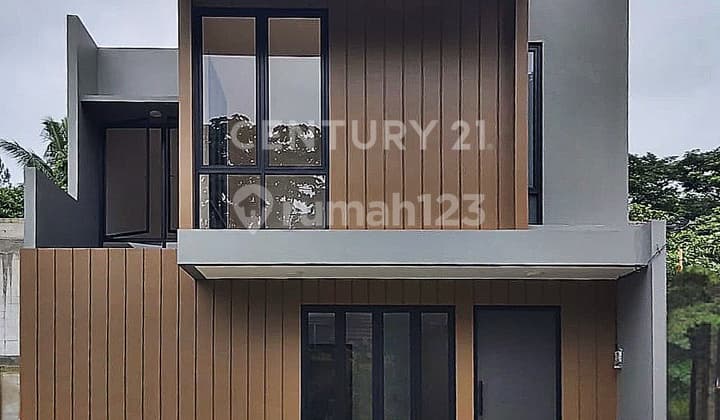 Rumah Baru Desain Modern, Dalam Cluster Dekat Stasiun KRL