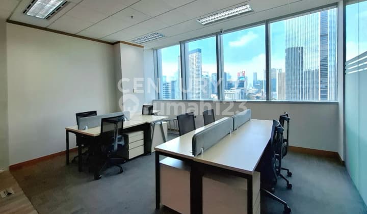Space Kantor Furnished Siap Pakai Di Lantai Tinggi Area Kuningan