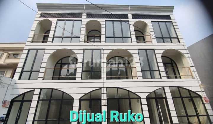 Ruko Baru Modern Bagus 3,5lantai Akses Jalan Raya 2mbl Pejaten Jaksel Shm Pbg Komersil