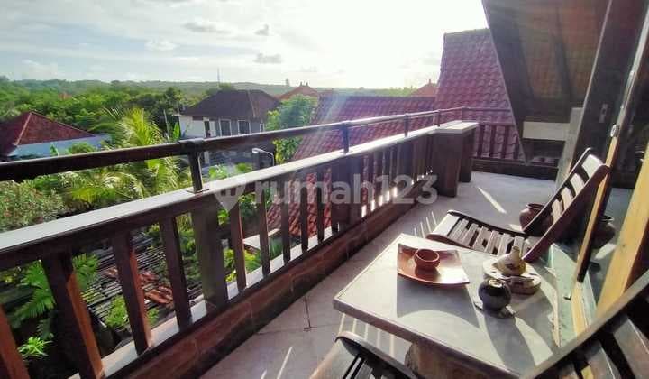 Rumah Style Kayu, Sangat Unik, Lokasi di Jimbaran,Full Furniture