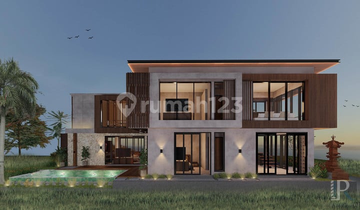 Contemporary Ocean And Sunset View Villa