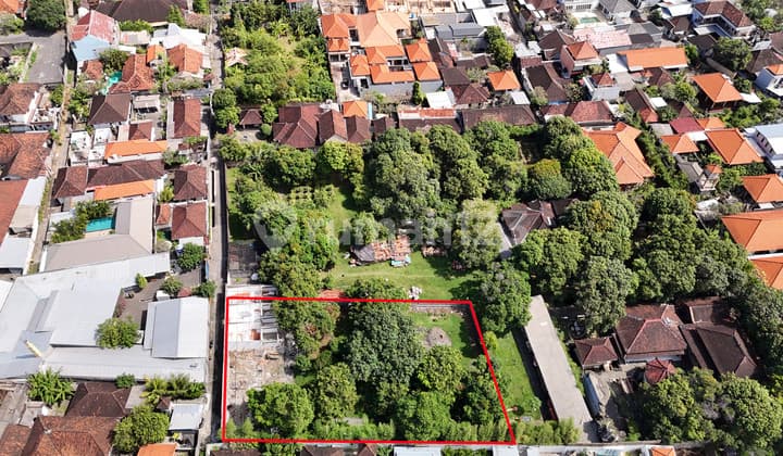 Lahan Hak Milik 1582m2 Langka di Sanur yang Utama