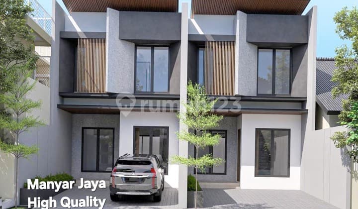 Rumah Baru Gress !!! di Manyar Jaya Surabaya Timur, Minimalis, 2 Lantai, ada 2 unit aja...!!!