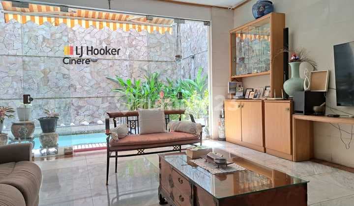 Ready-to-Live House With Strategic Swimming Pool in Pondok Indah