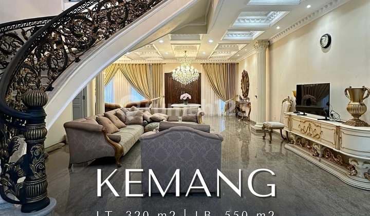 Rumah Modern Klasik Semi Furnished di Kemang, T 320 B 550