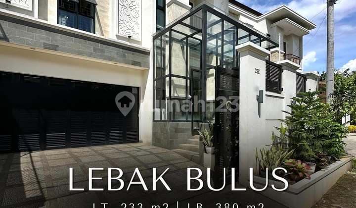 Rumah Modern Tropis Furnished di Lebak Bulus, T 233 B 380