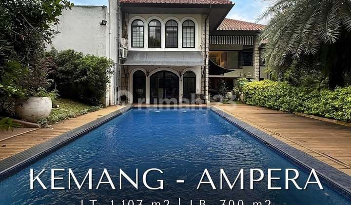 Rumah Mewah Full Furnished di Ampera - Kemang, T 1107 B 700