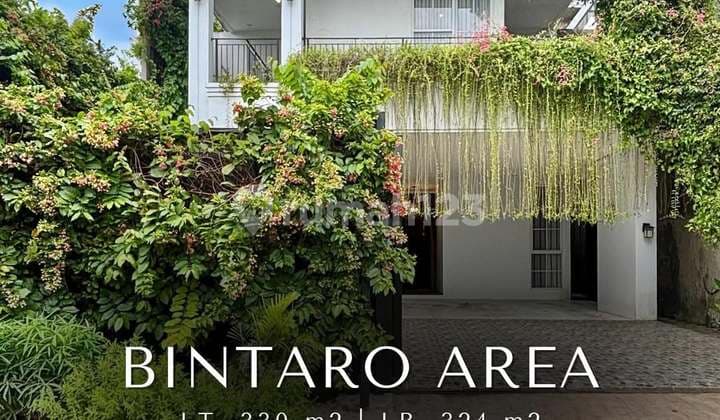 Rumah Asri Semi Furnished di Bintaro Area, T 330 B 324
