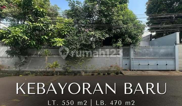 Rumah Siap Huni di Gated Area Kebayoran Baru, T 550 B 470
