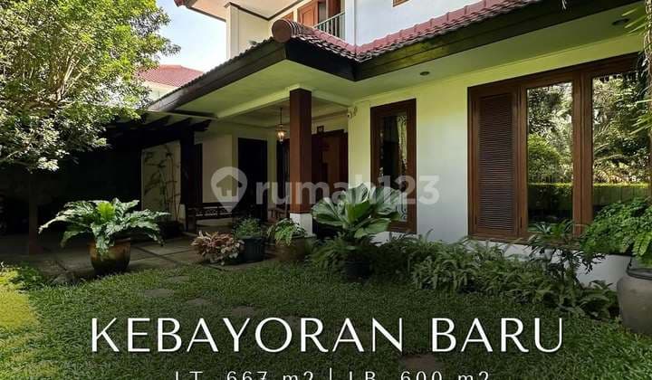Rumah Terawat Siap Huni di Prime Area Kebayoran Baru, T 667 B 600