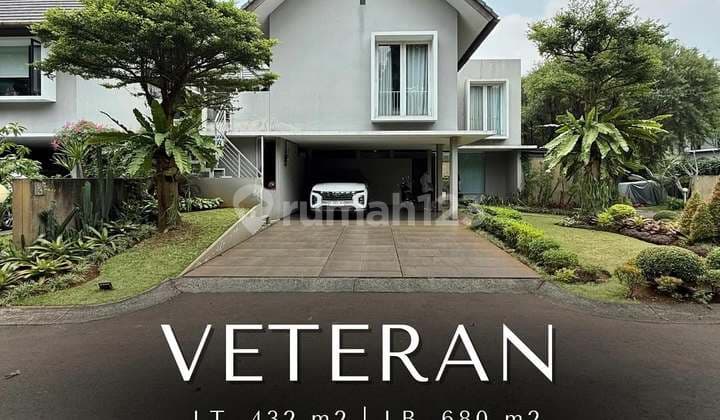 Rumah Modern Minimalis Hook di Townhouse Veteran, T 432 B 680
