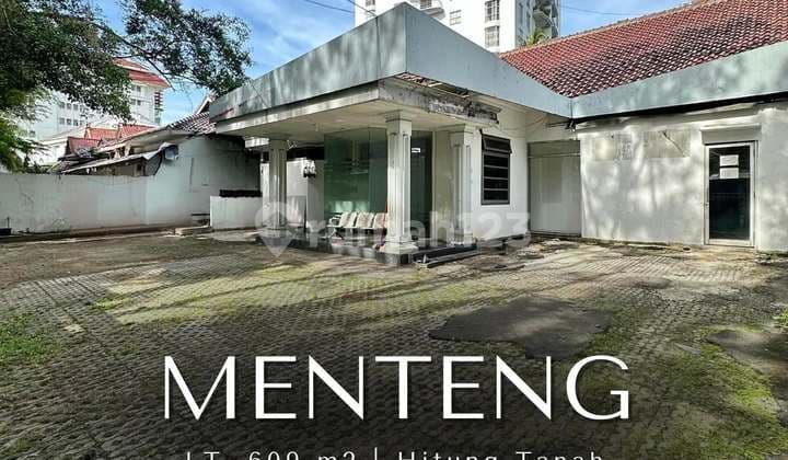Land Area Calculation for Business and Residential Use in Menteng, Land Area 609