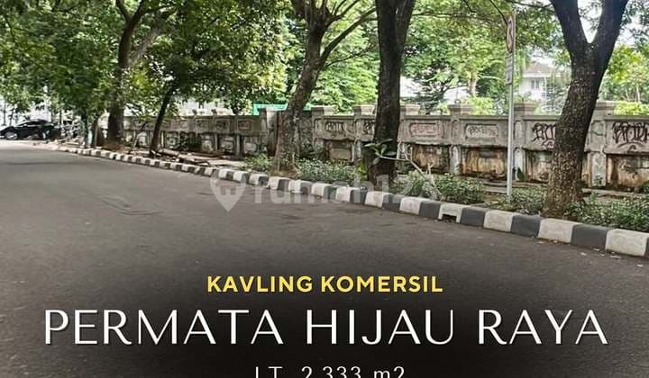Kavling Komersil Hook di Permata Hijau Raya, LT 2333