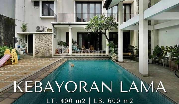 Modern Tropical House di Kebayoran Lama, T 400 B 600