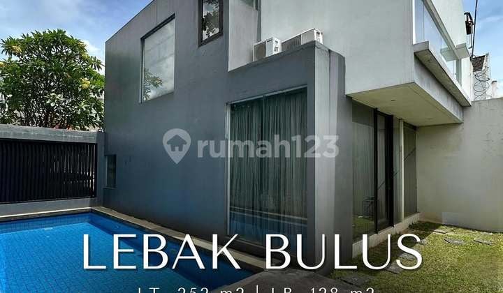 Rumah Bagus by Andra Matin di Cluster Lebak Bulus, T 252 B 128