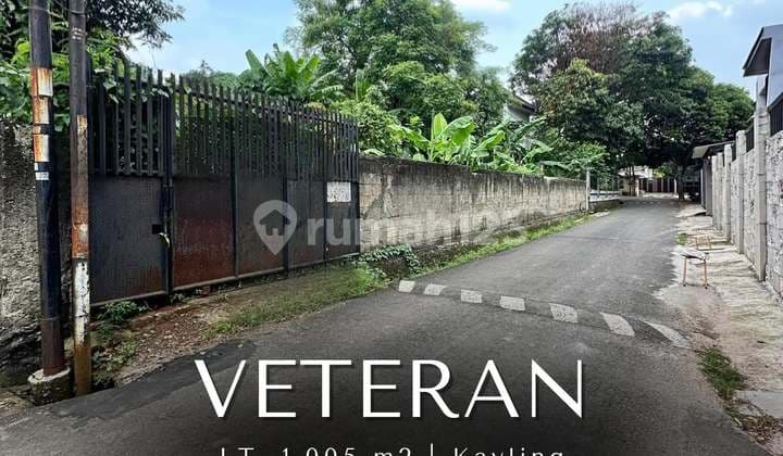 Kavling Siap Bangun di Perumahan Veteran Dekat Akses Tol, LT 1005