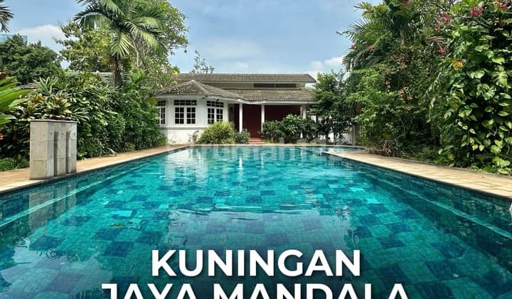 Rumah Halaman Luas Hitung Tanah di Kuningan Jaya Mandala, LT 1816