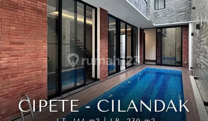 Brand New Semi Furnished House di Cipete - Cilandak, T 144 B 270