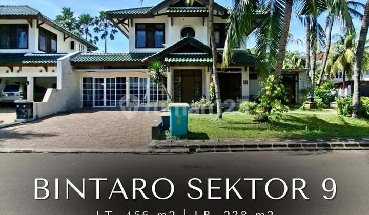 Rumah Bagus Posisi Hook di Cluster Bintaro Sektor 9, T 456 B 238