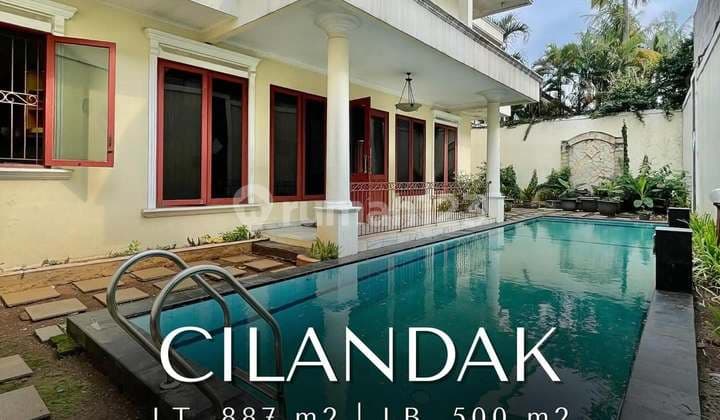 Rumah Luas Siap Huni di Cilandak Dekat Citos, T 887 B 500
