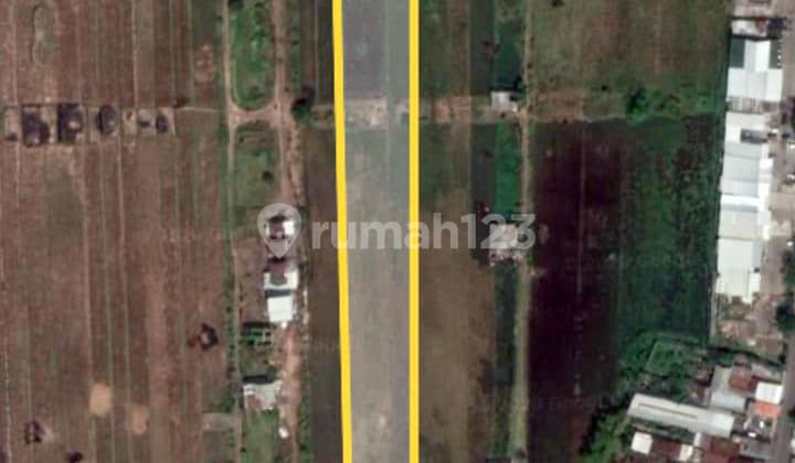 Jual Tanah 1 Ha, Lokasi Strategis, Dekat Bandara Juanda, Nol Jalan Raya, Cocok untuk Pergudangan, Ruko, dsb