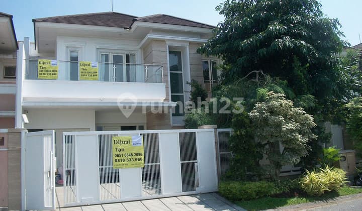 Rumah Baru Dekat Galaxy Mall Surabaya Timur, Puri Galaxy Bougenville Cove, Mewah, Siap Huni