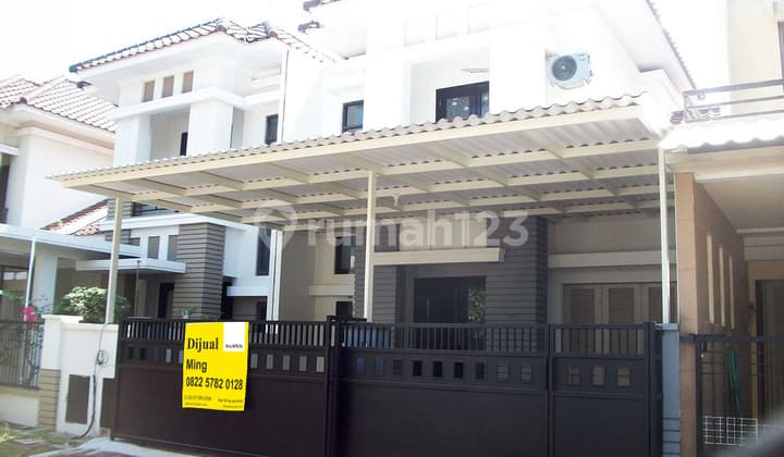 House in Central Park A. Yani South Surabaya, Minimalist, 2 Stories, Fully Furnished, Ready to Move In !!! - Mg -