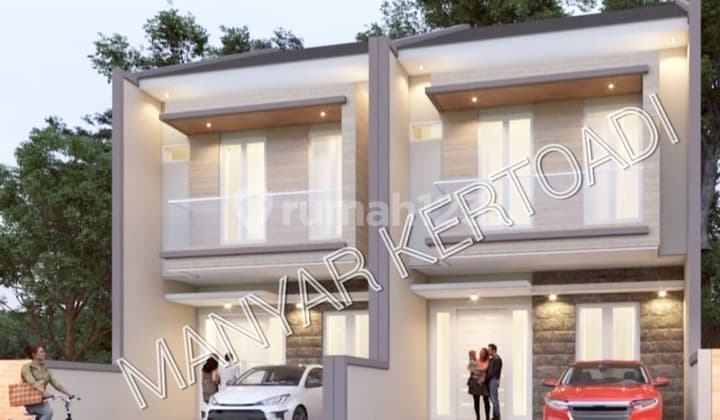 Rumah Baru Gress !!! di Manyar Kertoadi Surabaya Timur, Minimalis, 2 Lantai... BURUANN !!! - EA -