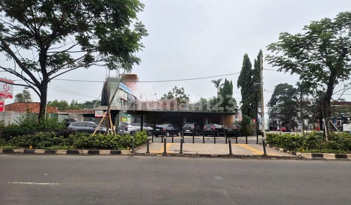 Jual.kavling Ada Bangunan di Jalan Raya Dekat Kencana Loka Bsd Serpong Tangerang Selatan