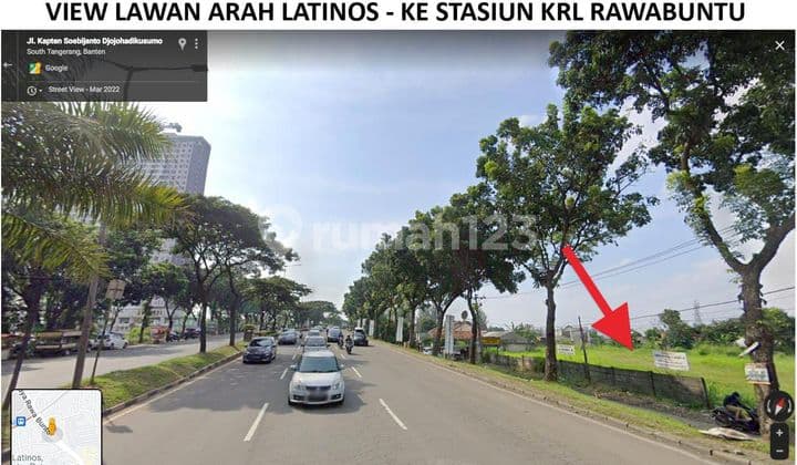 Tanah Di Jl Raya Serpong Rawa Buntu 6400m2 Shm