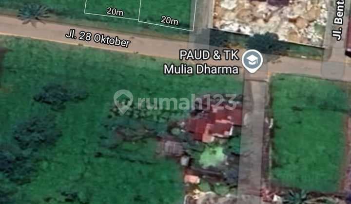 Tanah Tepi Jalan 28 Oktober Kota Pontianak