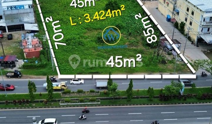 Tanah Sewa Tepi Jalan Arteri Supadio Kuburaya Pontianak