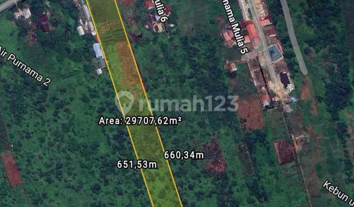 Tanah Tepi Jalan Purnama 2 Kota Pontianak.